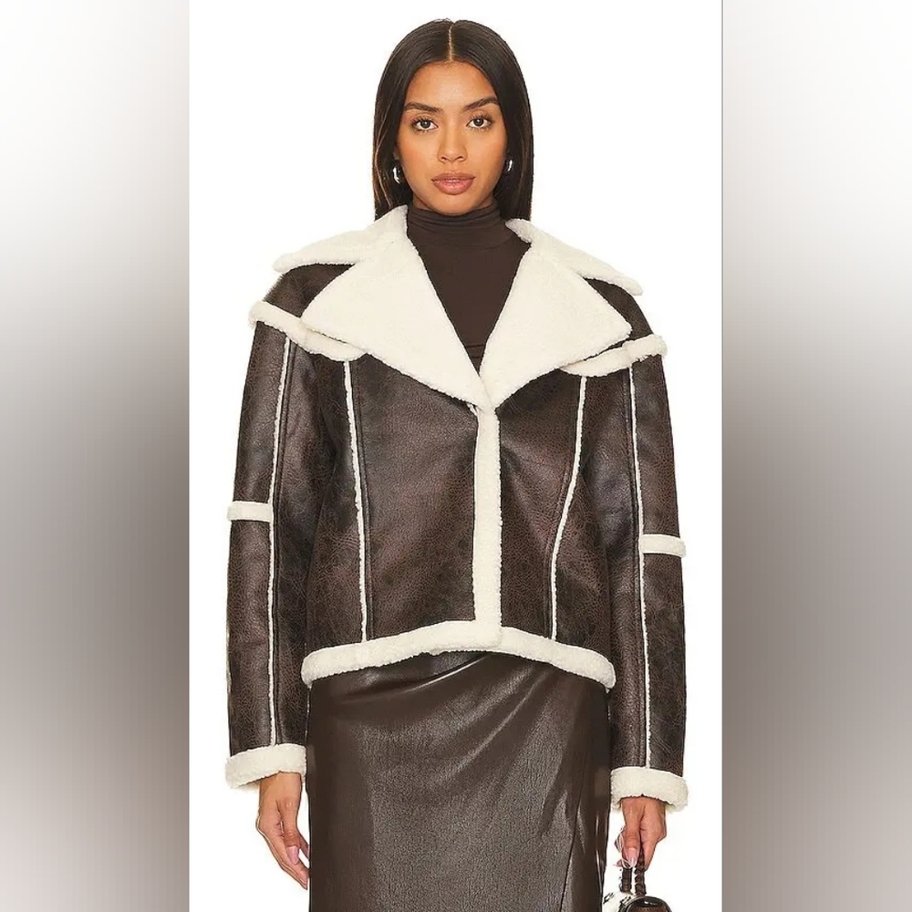 Tularosa Pamela Coat in Espresso Brown Size Small